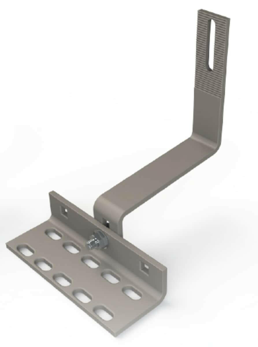 Unirac Bead Blasted Universal Solar Hook - 30/Pack.