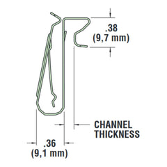 Unirac SunRunner 008018S Two-Wire Clip 100-Pack
