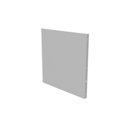 1212GE-NK - Wireway End Type 1 12X12 Screw Cover Ansi 61 Gray No Knockouts