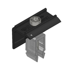 Schletter RapidPro End Clamp, Black (SKU Part Number 131020-900)