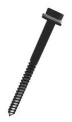 SunModo NanoMount® Black Lag Bolt with Sealing Washer