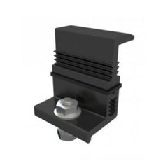 SunModo K10299-BK2 Clear End Clamp Kit, 30-46mm