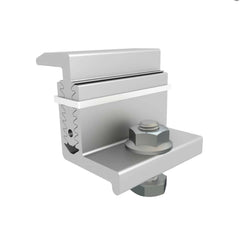 SunModo K10299-002 Clear End Clamp Kit, 30-46mm