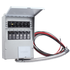 Reliance Controls Pro/Tran 2® Gray Portable Generator Transfer Switch.