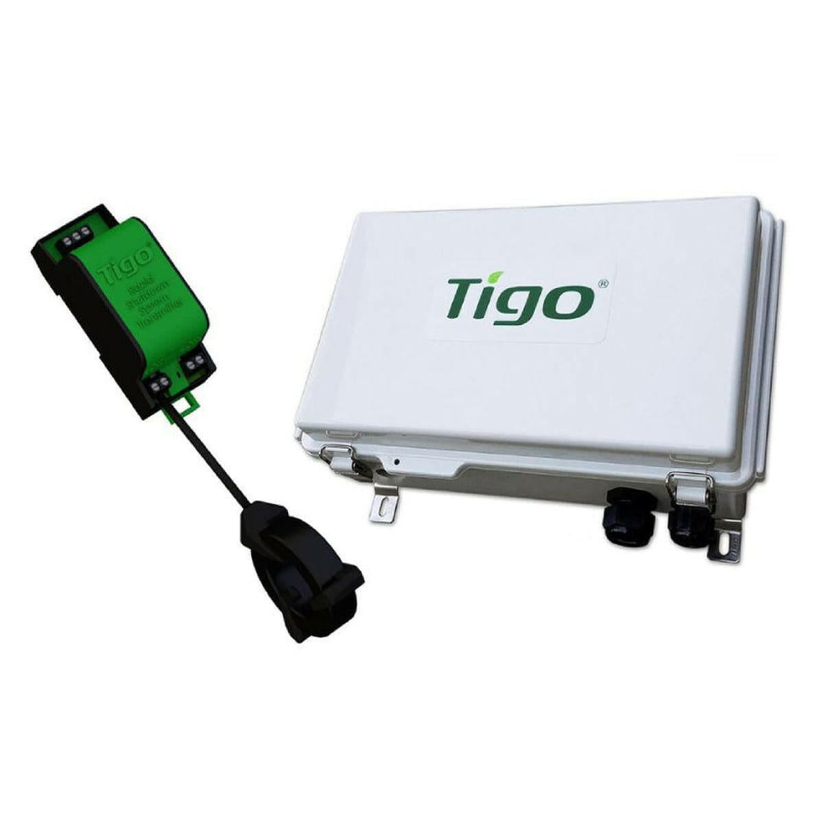 Tigo RSS Transmitter Din Rail Kit, Single RSS Core, Outdoor with enclosure (SKU Part Number 492-00000-10).