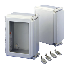 A664CHQRFG - Continuous Hinge QR Cover Enclosure 4X