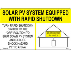 Hellermann 05-111 Rapid Shutdown Label Pack