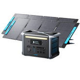 Anker SOLIX F1200 Solar Generator + 2 × 200W Solar Panel.