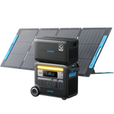 Anker SOLIX F2000 Solar Generator + Expansion Battery + 200W Solar Panel.