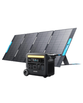 Anker SOLIX F2600 Solar Generator + 400W Solar Panel.