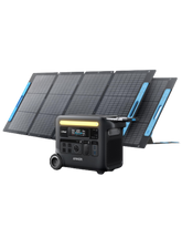 Anker SOLIX F2600 Solar Generator + 2 × 200W Solar Panel.