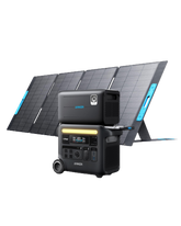 Anker SOLIX F2600 Solar Generator + Expansion Battery + 400W Solar Panel