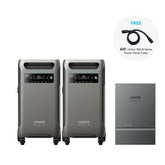 2× Anker SOLIX F3800 | 12000W, 7.68kWh + Smart Home Power Kit
