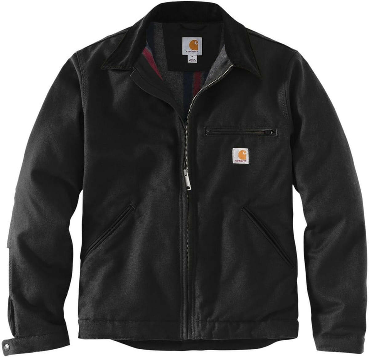 Carhartt Brown 100% Ringspun Cotton Duck Detroit Jacket.