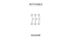 Square D/Schneider Electric 240 Vac Non-Fusible General Duty Single Throw Safety Switch.