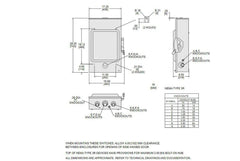 Square D/Schneider Electric 240 Vac Non-Fusible General Duty Single Throw Safety Switch.
