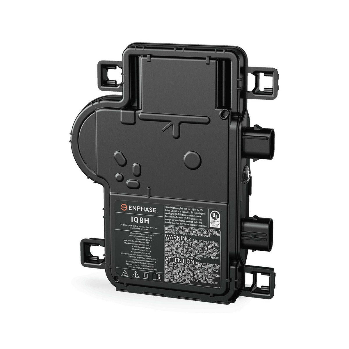 Enphase Energy IQ8H Series 384 VA Natural Convection Cooling Microinverter with Q-DCC Connection.