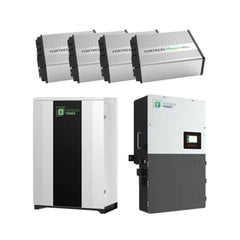 Fortress Envy 12kW Hybrid Inverter with Four eFlex 5.4 kWh Lithium Batteries