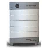 HomeGrid Lithion Stack'd 48 VDC 4.8 kwh Stainless Lithium Iron Battery with Heater