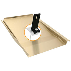 IronRidge KO Tile Replacement Base (Incl. 1 L-Foot (Black), 1 Lag and Hardware) (Priced as each)