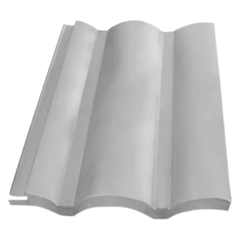 IronRidge Tile Replacement Flashing, W-Tile, Mill (Priced as each)