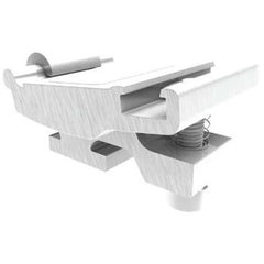 IronRidge Universal End Clamp, 30-45mm, Mill (Priced as each)
