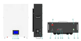 LINIOTECH 10 KWH Lifepo4 Power Reserve Power Wall Battery Storage Power by CATL Wall Mounted (SKU Part Number LINIOTECH10-1)