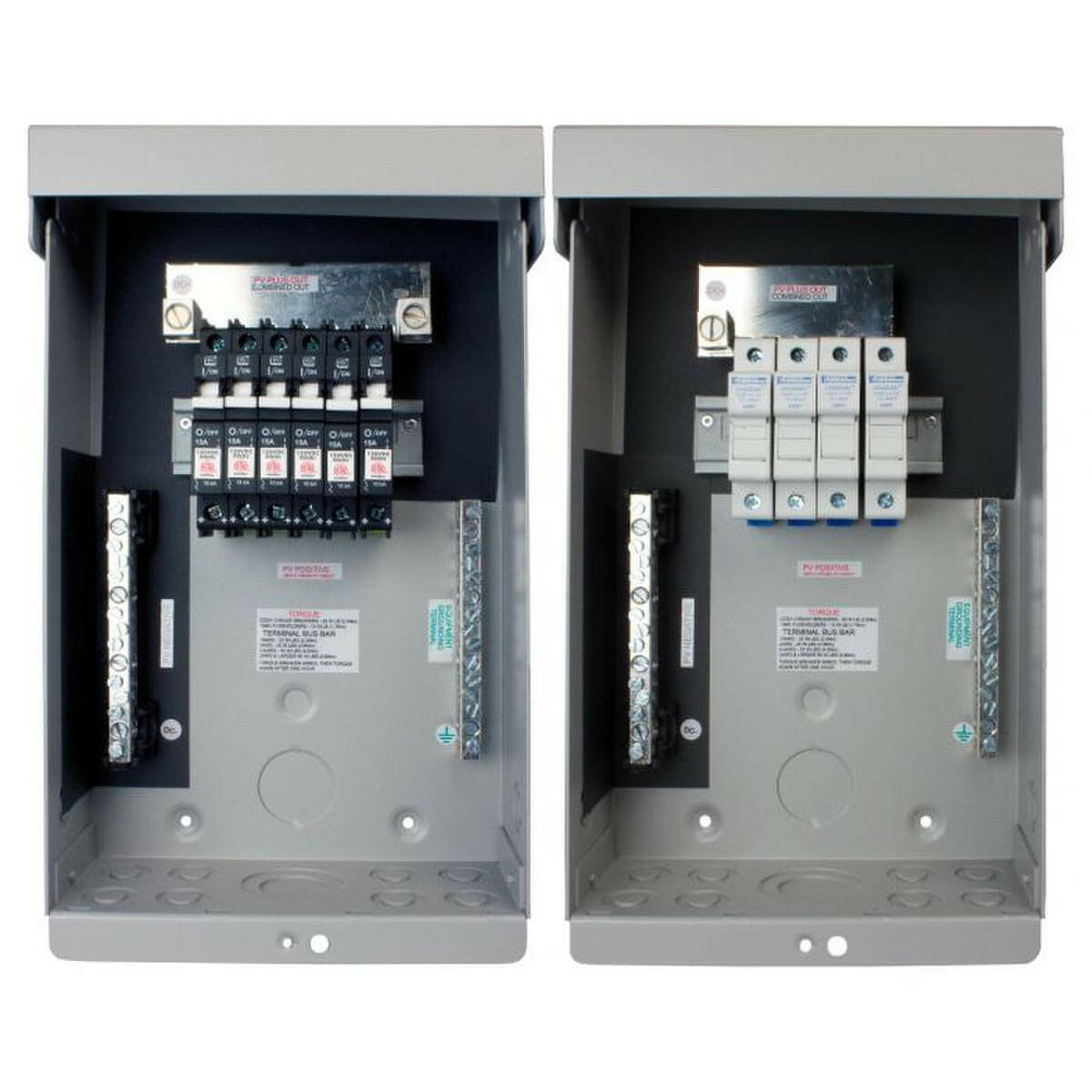 MidNite Solar Six String Combiner Box (SKU Part Number MNPV6).