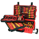 Wiha Tools 6.3 in Long Nose Pliers 6.3 in Diagonal Cutters Master Electrician's Insulated Tool Set