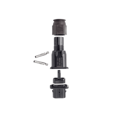 Enphase Female Field-wireable connector for Q Cable (SKU Part Number Q-CONN-10F).