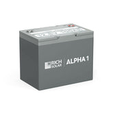 Rich Solar Alpha 1 12.8 V 100 Ah Lithium Iron Phosphate Battery.