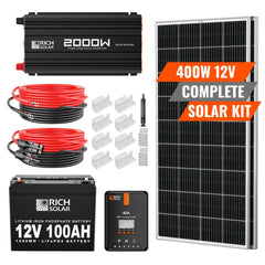 Rich Solar 400 Watt Complete Solar Kit