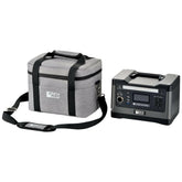 Rich Solar X500 Solar Generator Kit 540Wh Generator and 100 Watt Portable Solar Panel Black.