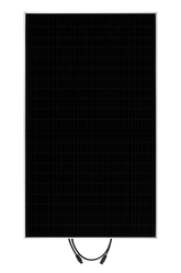 Solarever USA 470W All Black Bifacial Solar Panel – N-Type, Dual Glass, 96 Cells