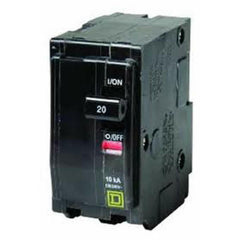 Square D QO220 20A 2-Pole Circuit Breaker.