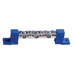 Outback Bus Bar with Blue Insulators & Mounting Screws (SKU Part Number TBB-Blue)