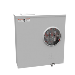 U4184-X - 7 Term RNGLS LRG CLS PLT LVR Byps 200 Amp Side Bussed