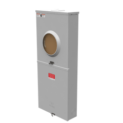 U6281-XL-200-5T9 - 5 Term RNGLS SML CLS PLT LVR Byps 1-200 Amp MN BRKR 8 Branch CKT 5TH Term 9 Oclock Pos