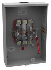 U9581-RL-QG-BLG-AEP - 5 Term RNGLS SML Hub Open Quadplex GND LVR Byps 7-8 In BRL LCK GRD With BRKT Prov American Electric Power