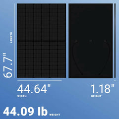 ZNShine Solar ZXM7 Series 400 W Monocrystalline Perc Solar Panel.