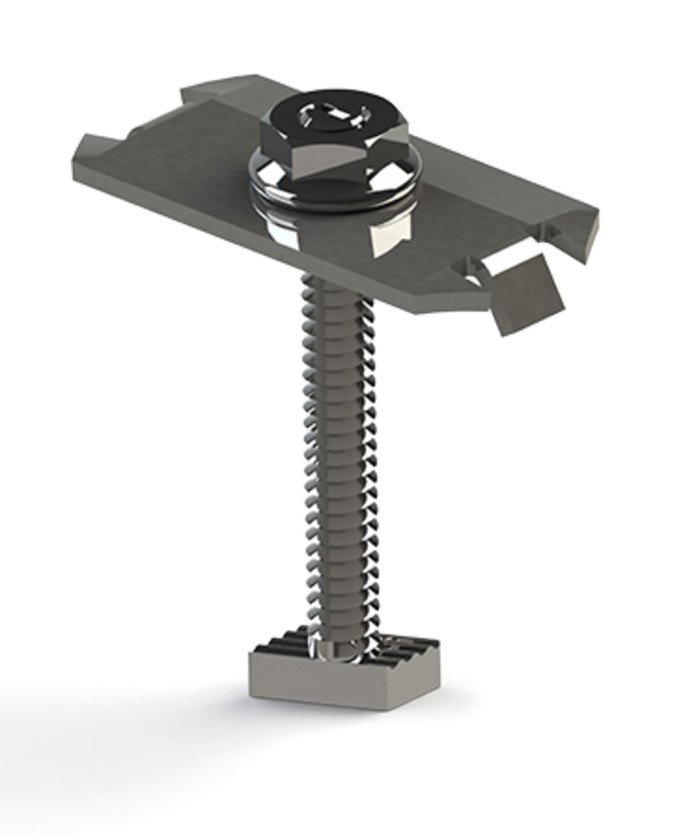 Unirac SolarMount 302028C Mid-Clamp 100-Pack.