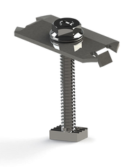 Unirac SolarMount 302028C Mid-Clamp 100-Pack.