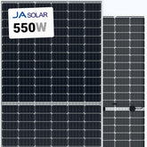 JA Solar 550W 144 Half-Cell Bifacial Solar Panel