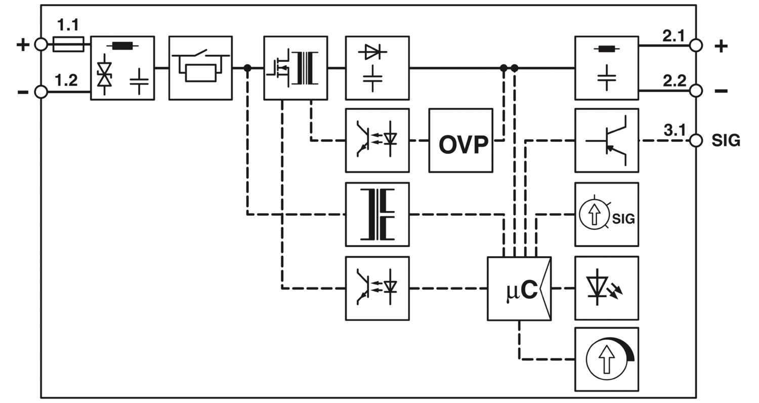 Phoenix Contact QUINT4-PS/12-24DC/5-15DC/2.5/PT - DC/DC converter