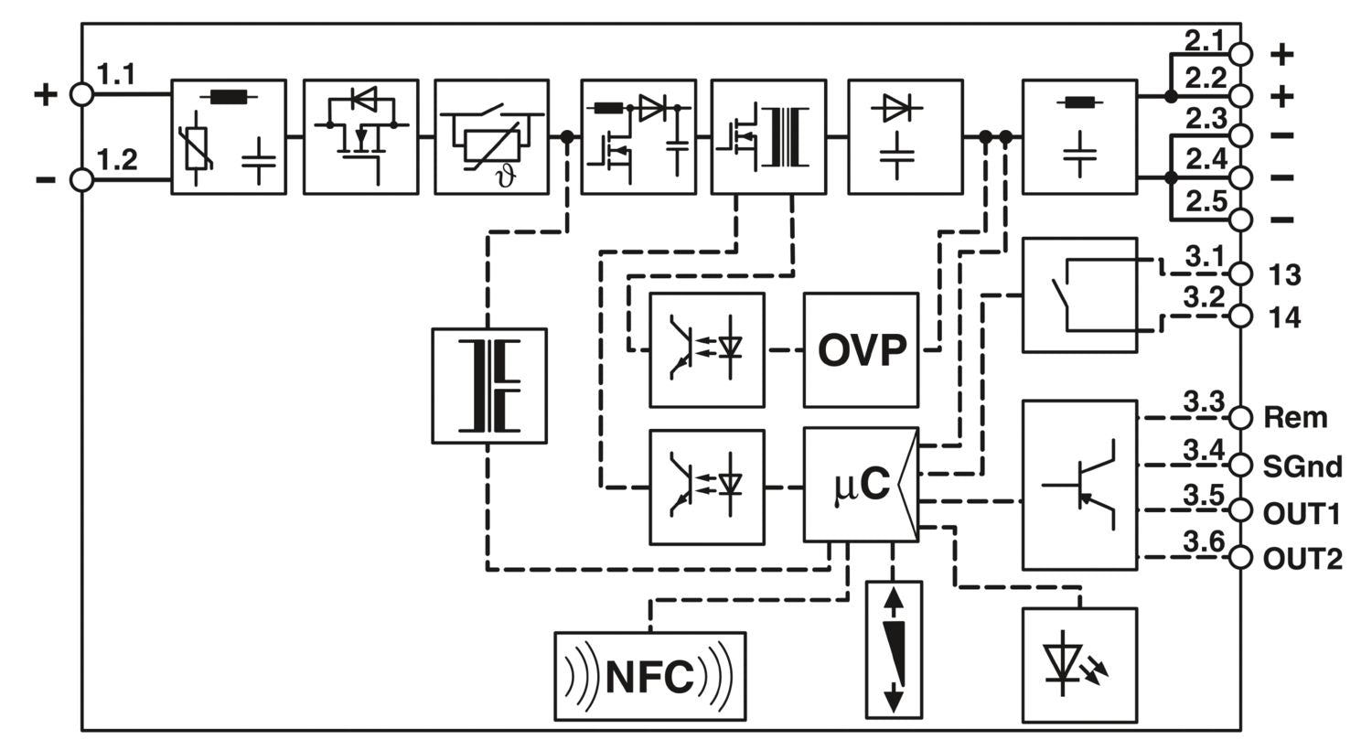 Phoenix Contact QUINT4-PS/24DC/24DC/20/PT – DC/DC Converter
