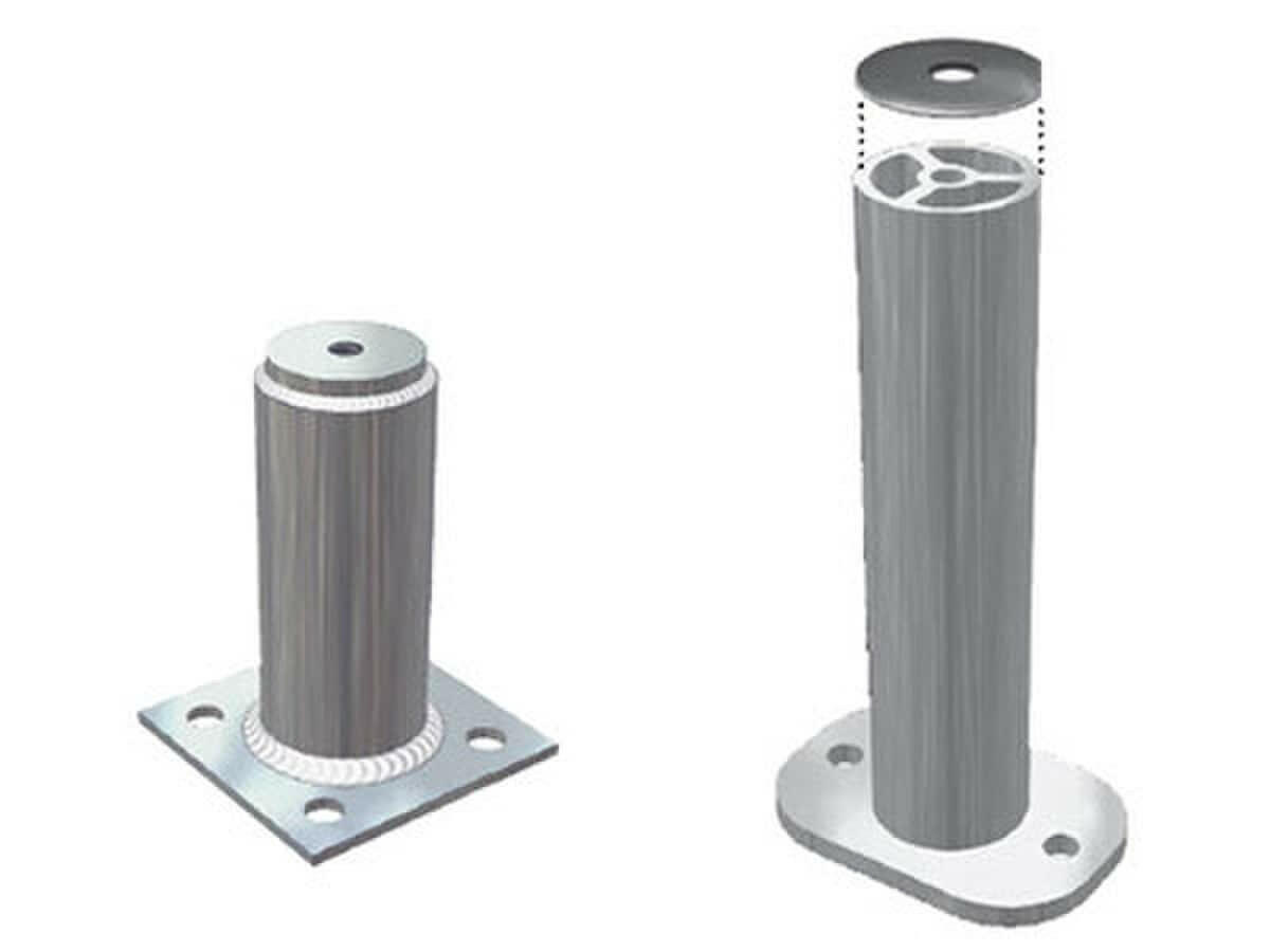 Unirac 6 in 2 Piece Flat-Top Stand-Off - 24/Pack.