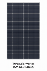 Trina Solar Vertex N-Type 590–620W Bifacial Dual Glass Module