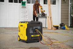 6500-Watt RV Ready Recoil Start Gasoline Powered Inverter Generator with Quiet Technology and CO Shield