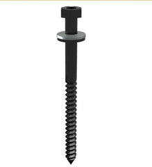 SunModo NanoMount® Black Lag Bolt with Sealing Washer