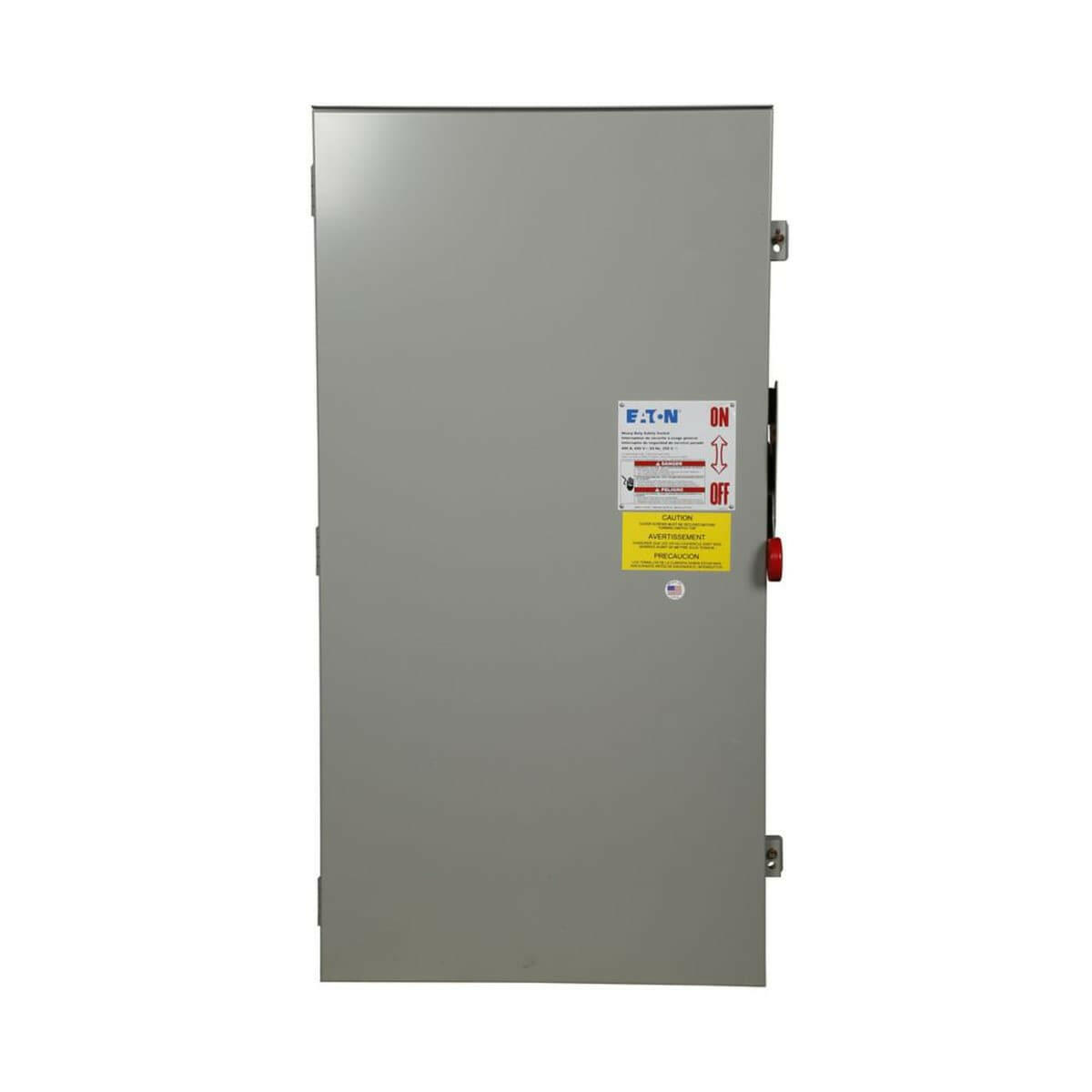 Eaton Heavy duty single-throw non-fused safety switch, Single-throw, 400 A, NEMA 3R